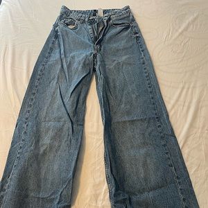H&M Wide Leg jeans, 0 EUC